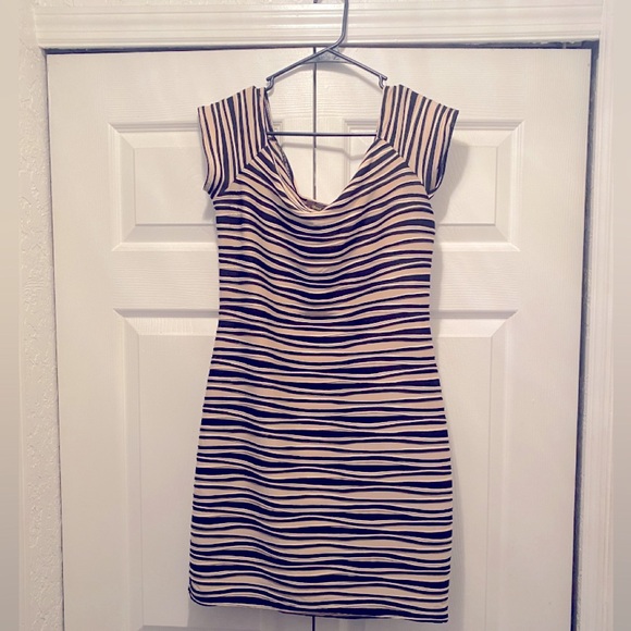 STRIPPED DRESS - Picture 1 of 2
